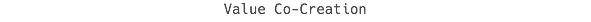 Value Co-Creation