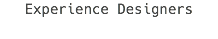 Experience Designers